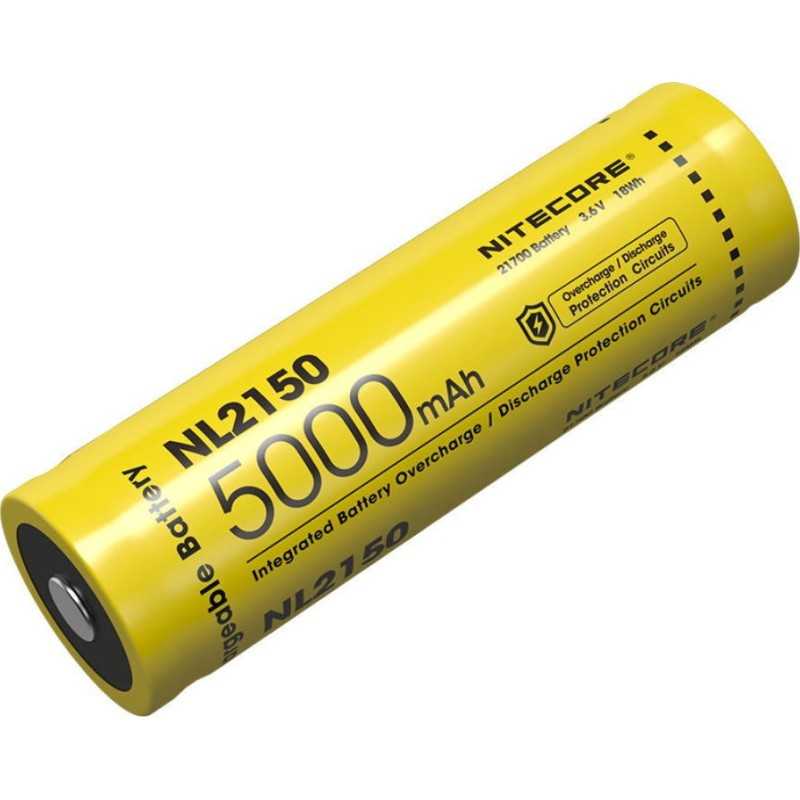 Επαναφορτιζόμενη Μπαταρία Nitecore 21700 NL2150 5000mAh 3,6V
