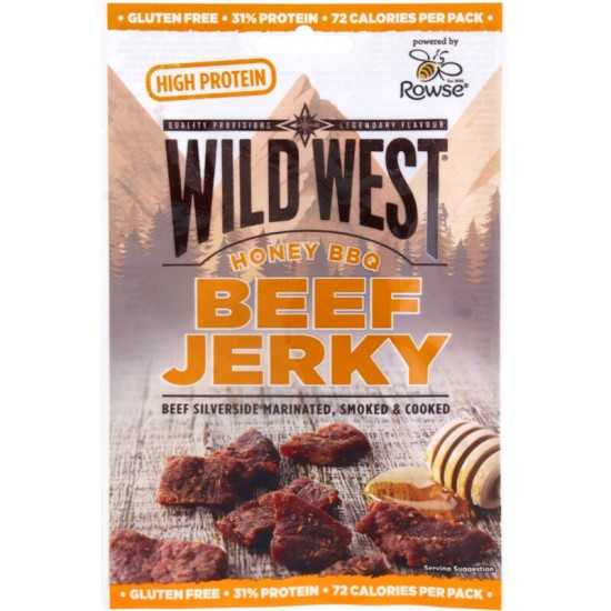 Wild West Beef Jerky Honey BBQ 70gr | www.lightgear.gr