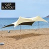 Ελαστική Τέντα Παραλίας Salty Tribe Aeolians Blackout 3x2,5m Μπεζ | www.lightgear.gr