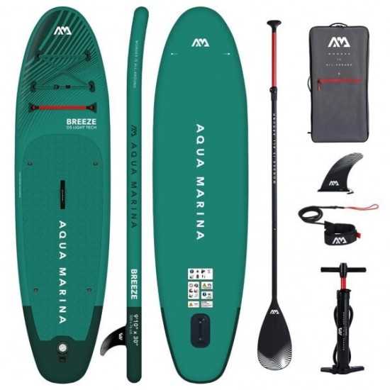 Φουσκωτή Σανίδα SUP 3m Aqua Marina Breeze 9’10” 2023 | www.lightgear.gr