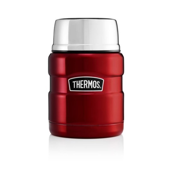 Ανοξείδωτο Θερμός Φαγητού Thermos King 470ml Κόκκινο | www.lightgear.gr