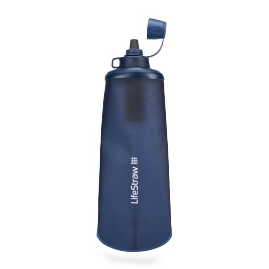 Παγούρι με Φίλτρο Νερού Lifestraw Peak Squeeze 1000ml Μπλε | www.lightgear.gr