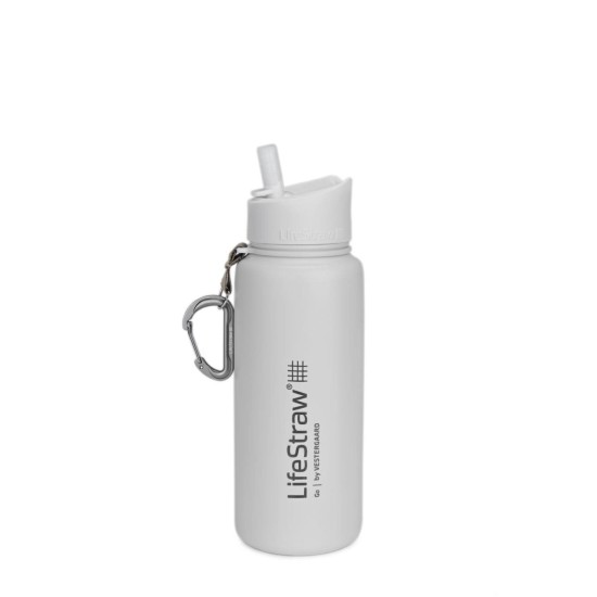 Φίλτρο Νερού Ανοξείδωτο Lifestraw Go Stainless Steel 700ml Άσπρο | www.lightgear.gr