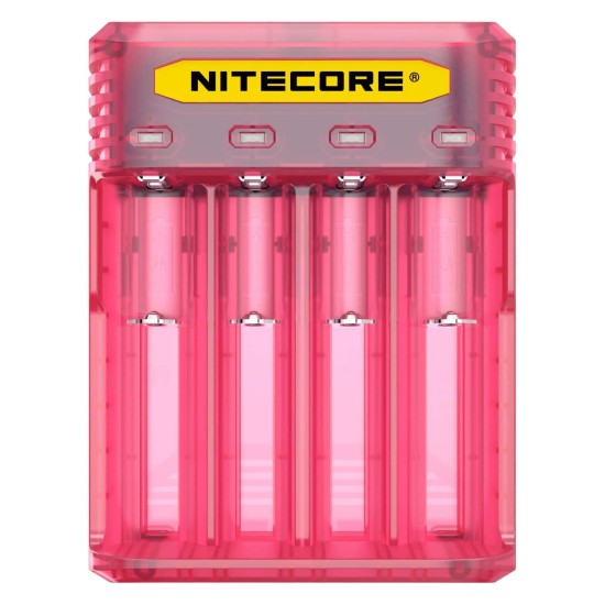 Φορτιστής Nitecore Q4 - Quick charger - 2A/24W Pink | www.lightgear.gr
