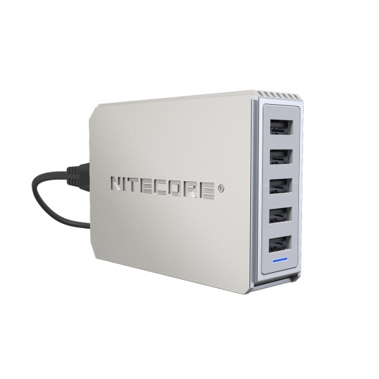 Τροφοδοτικό USB / Αντάπτορας Nitecore UA55Q High speed charging 50w Max | www.lightgear.gr