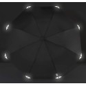 Ομπρέλα Euroschirm Telescope Handsfree Μαύρο Reflective