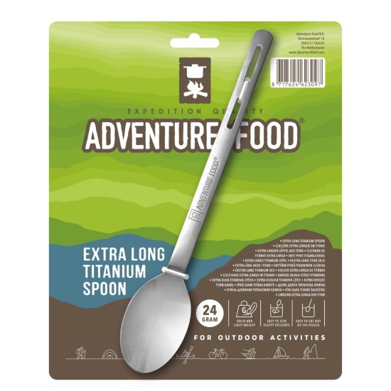 Μακρύ Κουτάλι Τιτανίου Adventure Food Titanium Spoon | www.lightgear.gr