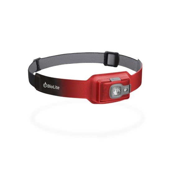 Επαναφορτιζόμενος Φακός Κεφαλής Biolite HeadLamp Red 200 | www.lightgear.gr