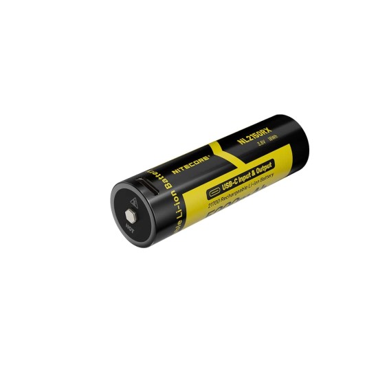 Επαναφορτιζόμενη Μπαταρία Nitecore 21700 NL2150RX 5000mAh 3,6V | www.lightgear.gr