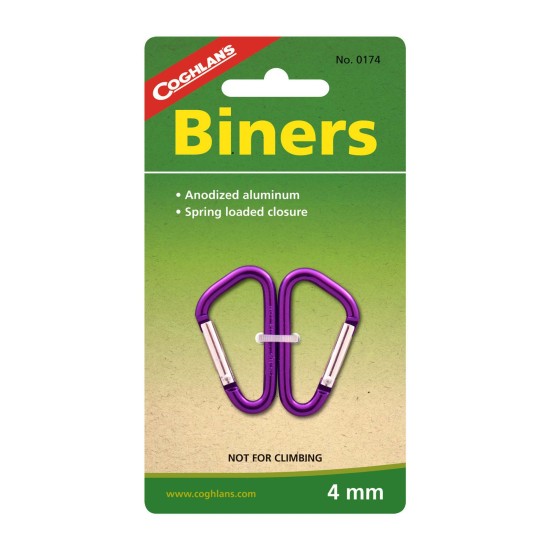 Carabiner Αλουμινίου Coghlans Ø4 x 40mm 2τεμ | www.lightgear.gr