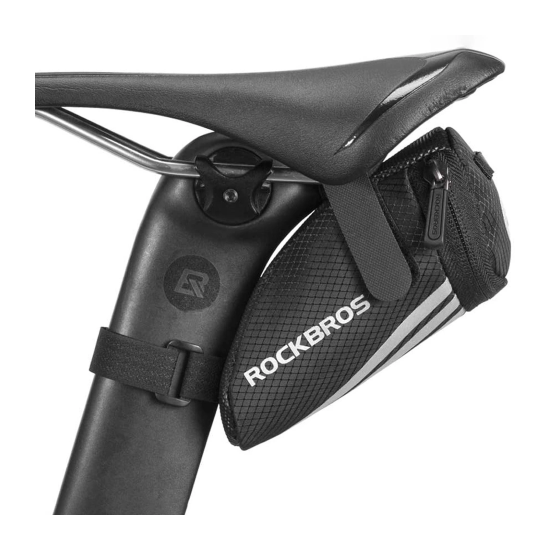 Τσαντάκι Ποδηλάτου Σέλας Rockbros Με Velcro C28 0,5lt | www.lightgear.gr