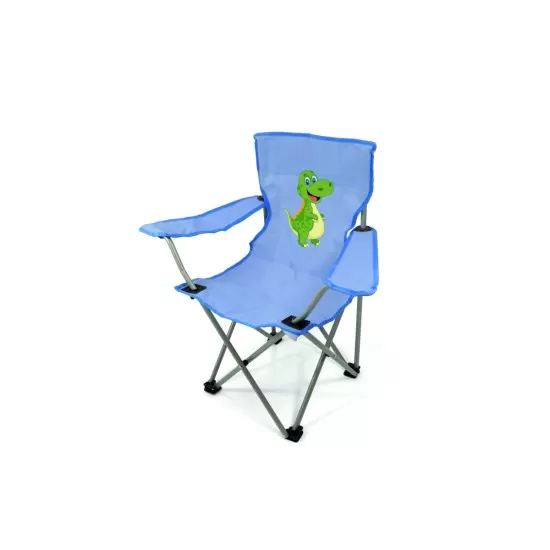 Παιδική Καρέκλα Camping Basic Nature Travelchair Kids Blue Dinosaur | www.lightgear.gr