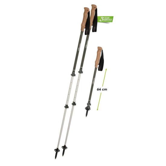 Μπατόν Πεζοπορίας Komperdell Ridgehiker Cork Powerlock 105-140cm | www.lightgear.gr
