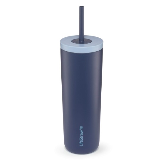 Ανοξείδωτο Παγούρι με Φίλτρο Νερού Lifestraw Tumbler Go Steel 530ml Aegean Sea | www.lightgear.gr