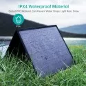 Αναδιπλούμενο Φωτοβολταϊκό Πάνελ Choetech SC008 solar foldable charger 120W DC USB-C 2x USB-A