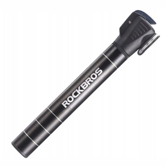 Τρόμπα Ποδηλάτου Χειρός Rockbros JG-1040B 100psi-7bar 2x3x17cm | www.lightgear.gr