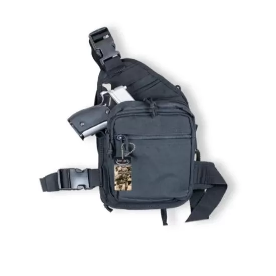 Τσαντάκι Ώμου Albainox Barbaric Black Sling Bag Pour Gun | www.lightgear.gr