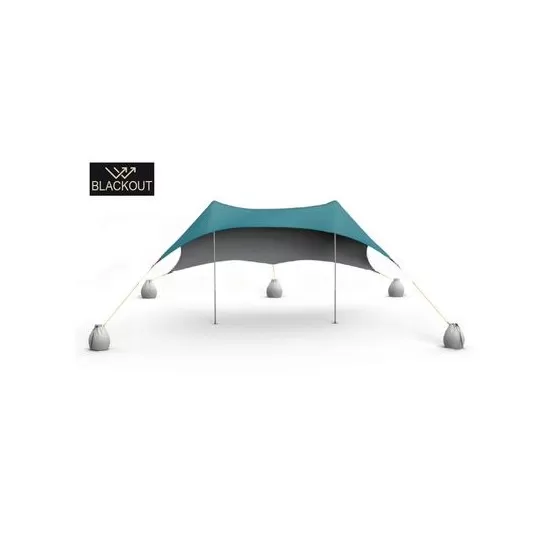 Ελαστική Τέντα Παραλίας Salty Tribe Aeolians 3x2,5m Blackout | www.lightgear.gr