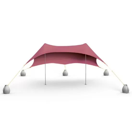Ελαστική Τέντα Παραλίας Salty Tribe Aeolians 3x2,5m Old Rose | www.lightgear.gr