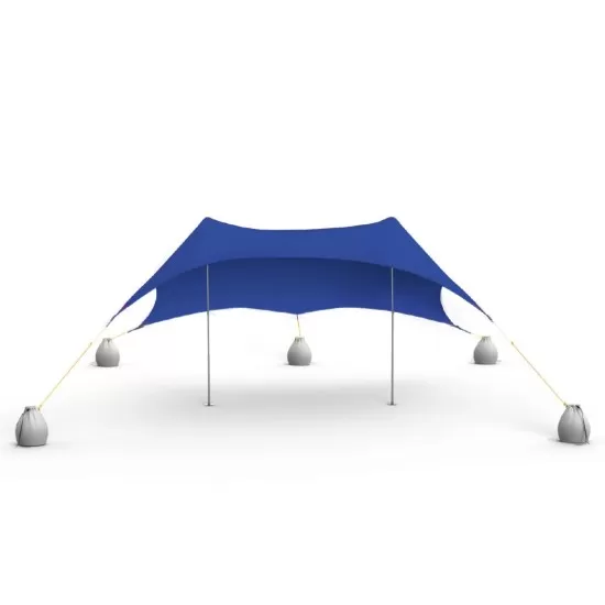 Ελαστική Τέντα Παραλίας Salty Tribe Aeolians 3x2,5m Royal Blue | www.lightgear.gr