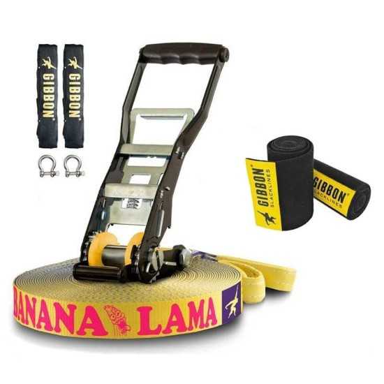 Ιμάντας Ισορροπίας Slackline Gibbon Banana Lama XL Treewear Σετ | www.lightgear.gr