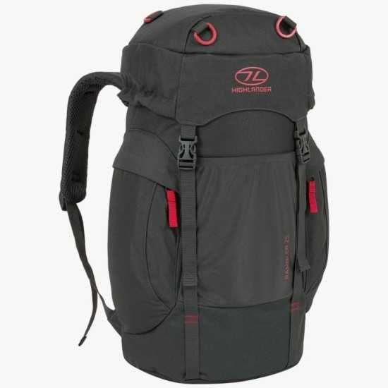 Σακίδιο Ορειβασίας Highlander Rambler 25 Μαύρο | www.lightgear.gr