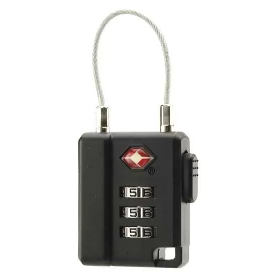 Λουκέτο TSA με Συνδυασμό και Συρματόσχοινο | www.lightgear.gr