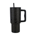 Ανοξείδωτο Θερμός Estia Straw Tumbler XL Save The Aegean 900ml Noir Echo | Estia Home Art