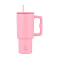 Ανοξείδωτο Θερμός Estia Straw Tumbler XL Save The Aegean 900ml Blossom Rose | Estia Home Art