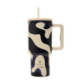 Ανοξείδωτο Θερμός Estia Straw Tumbler XL Save The Aegean 900ml Bold Drift | Estia Home Art