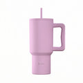Ανοξείδωτο Θερμός Estia Straw Tumbler XL Save The Aegean 900ml Lavender | Estia Home Art