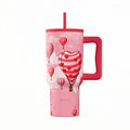 Ανοξείδωτο Θερμός Estia Straw Tumbler XL Save The Aegean 900ml Love Ascend | Estia Home Art