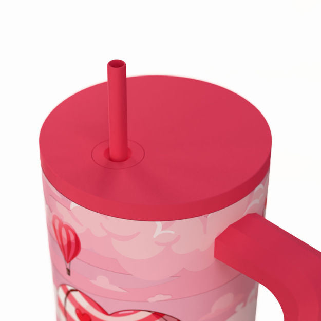 Ανοξείδωτο Θερμός Estia Straw Tumbler XL Save The Aegean 900ml Love Ascend | Estia Home Art