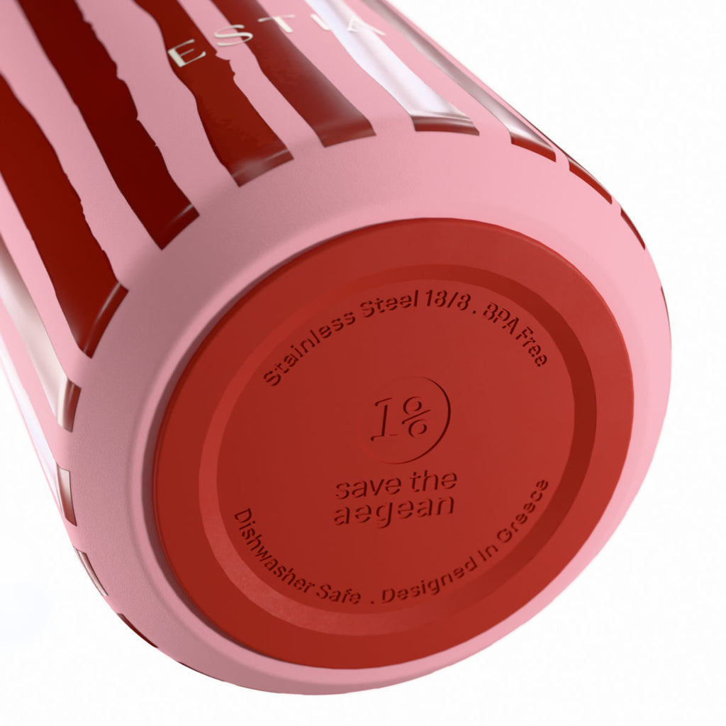 Ανοξείδωτο Θερμός Estia Flow Save The Aegean 500ml Viva Stripe