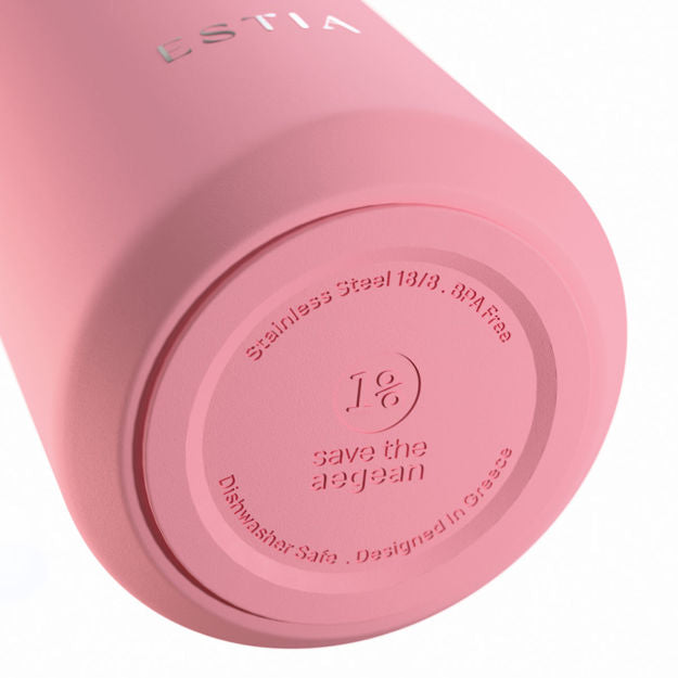 Θερμός Pulse Save The Aegean 800ml Rose | Estia Home Art