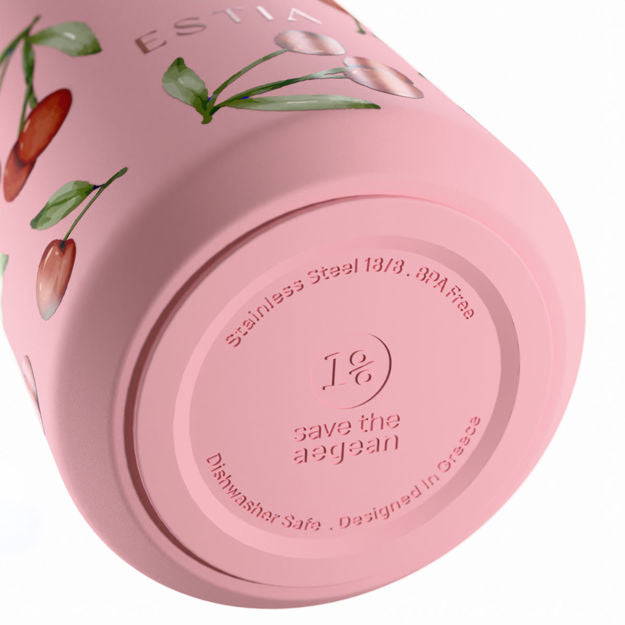 Θερμός Lens Save The Aegean 360ml Cherry Rose | Estia Home Art