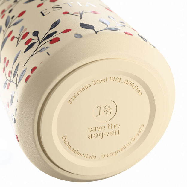 ΘΕΡΜΟΣ LENS SAVE THE AEGEAN 360ml BLOOM BEIGE | Estia Home Art
