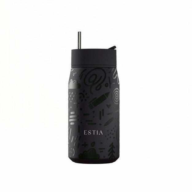 Θερμός Lens Save The Aegean 360ml Noir Echo | Estia Home Art