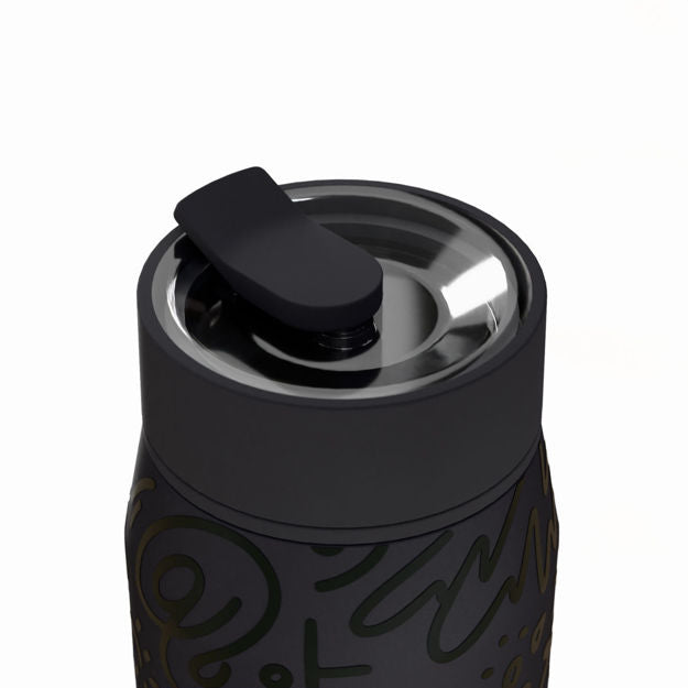 Θερμός Lens Save The Aegean 360ml Noir Echo | Estia Home Art