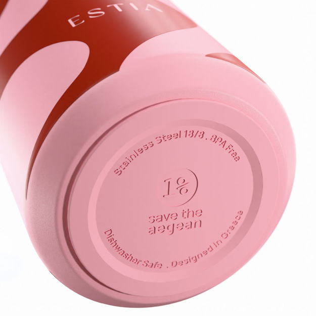 Θερμός Lens Save The Aegean 360ml Coral Waves | Estia Home Art