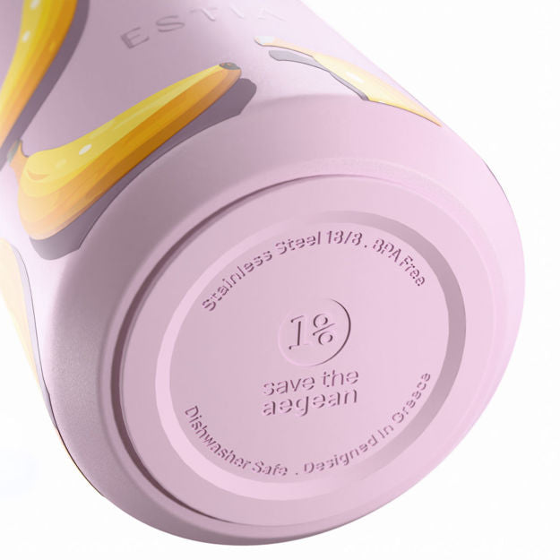 ΘΕΡΜΟΣ LENS SAVE THE AEGEAN 360ml BANANA MOOD | Estia Home Art