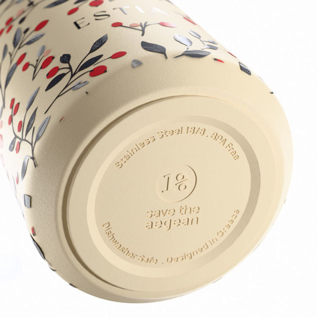 Θερμός Flow Save The Aegean 500ml Bloom Beige | Estia Home Art
