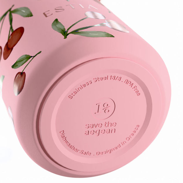 Θερμός Pulse Save The Aegean 500ml Cherry Rose | Estia Home Art