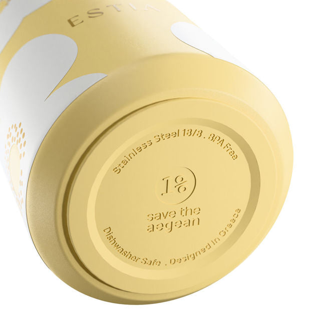 Θερμός Lens Save The Aegean 360ml Yellow Daisy | Estia Home Art