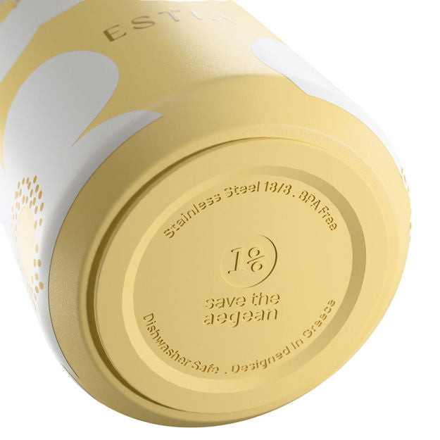 Θερμός Pulse Save The Aegean 500ml Yellow Daisy | Estia Home Art