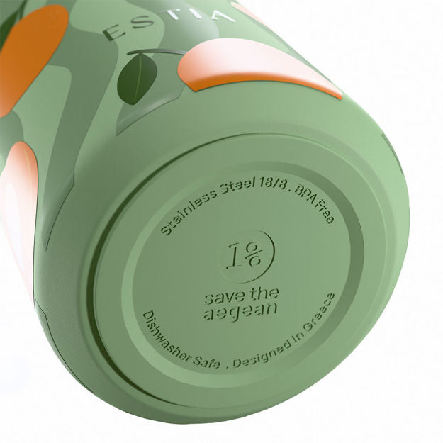 Θερμός Flow Save The Aegean 500ml Peach Garden | Estia Home Art