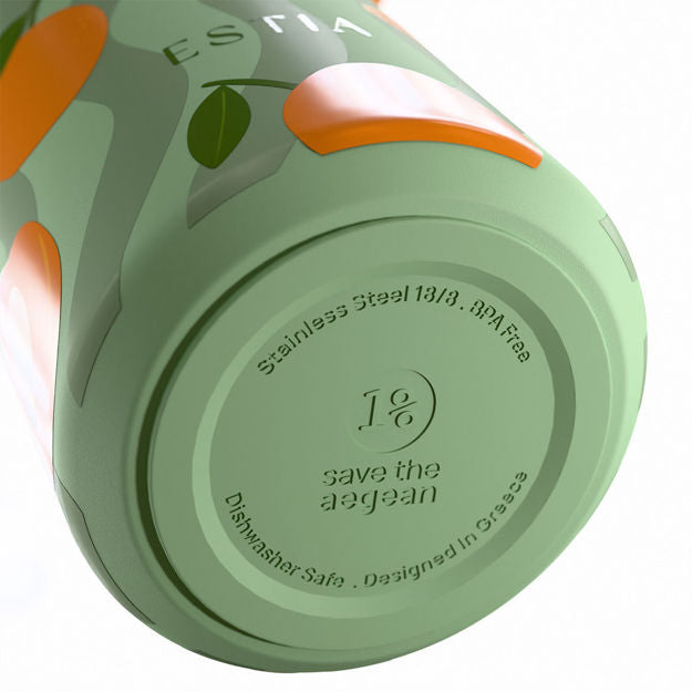 Θερμός Pulse Save The Aegean 500ml Peach Garden | Estia Home Art