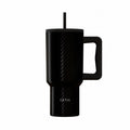 Ανοξείδωτο Θερμός Estia Straw Tumbler XL Save The Aegean 900ml Carbon Fibre | Estia Home Art