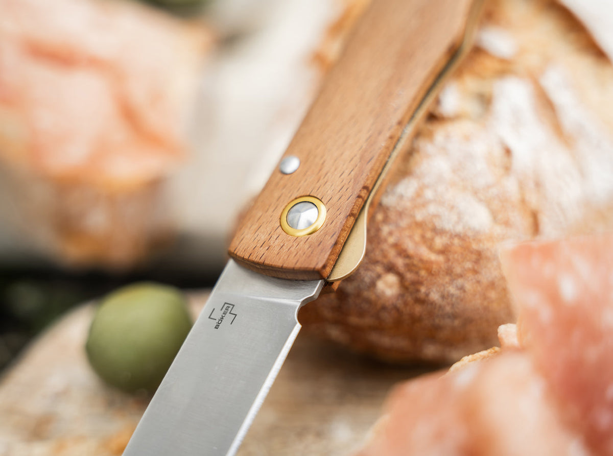 Σουγιάς Boker Plus Rusticus με Λεπίδα 420 και Ξύλινη Λαβή Οξιάς