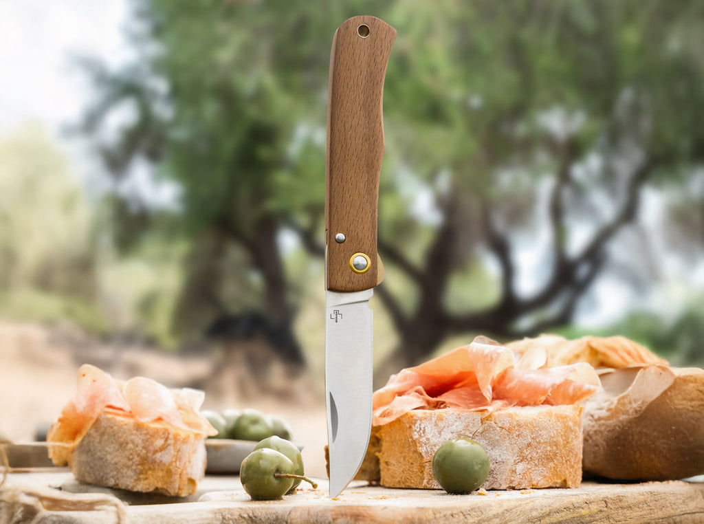 Σουγιάς Boker Plus Rusticus με Λεπίδα 420 και Ξύλινη Λαβή Οξιάς